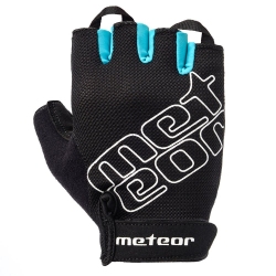 Rękawiczki rowerowe GL GEL 35 czarno-niebieskie Meteor